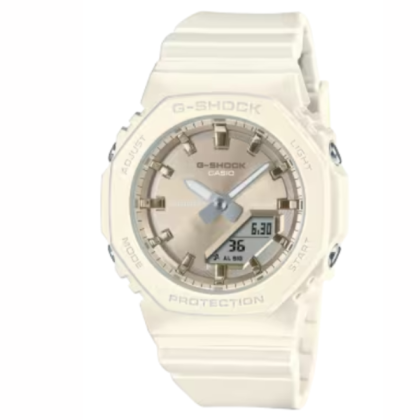 Casio G-Shock Women GMA-P2100ST-7A White Bio-Based Resin Band Sports Watch